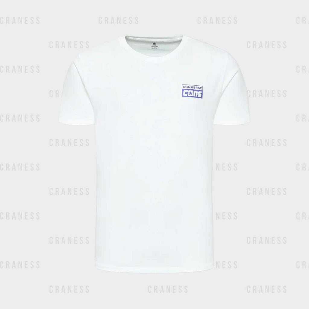 Converse tričko Cons Logo T-Shirt bílé XXL - skateshop Craness