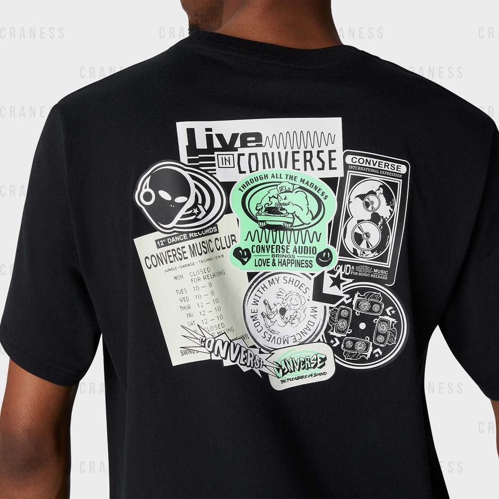 Converse tričko Converse Sticker Graphic - skateshop Craness