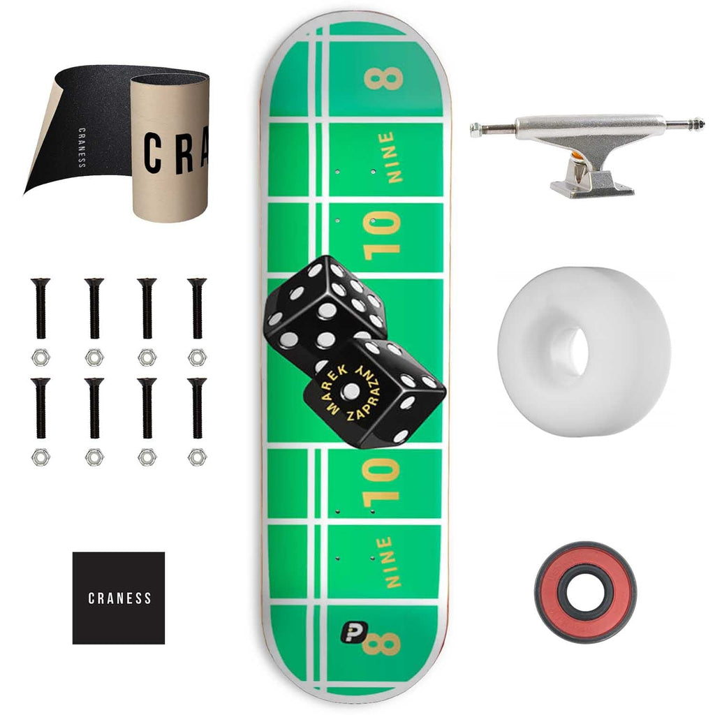 Skate Komplet Am Player Craps Zaprazny Stříbrné - skateshop Craness