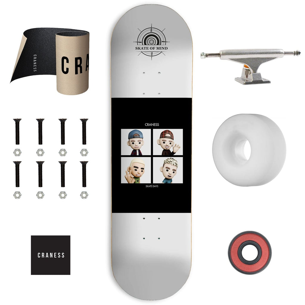 Skate Komplet Am Skate of Mind Team Stříbrné - skateshop Craness