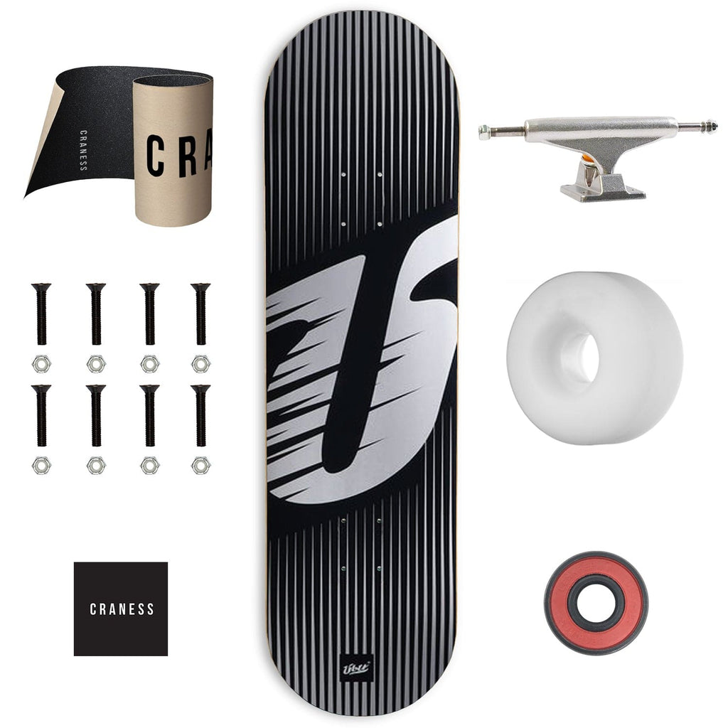 Skate Komplet Am ÜBER Big Ü Black Stříbrné - skateshop Craness