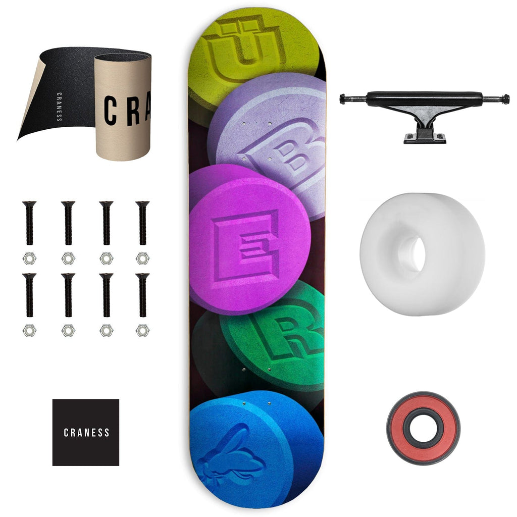 Skate Komplet Am ÜBER Painkiller Černé - skateshop Craness