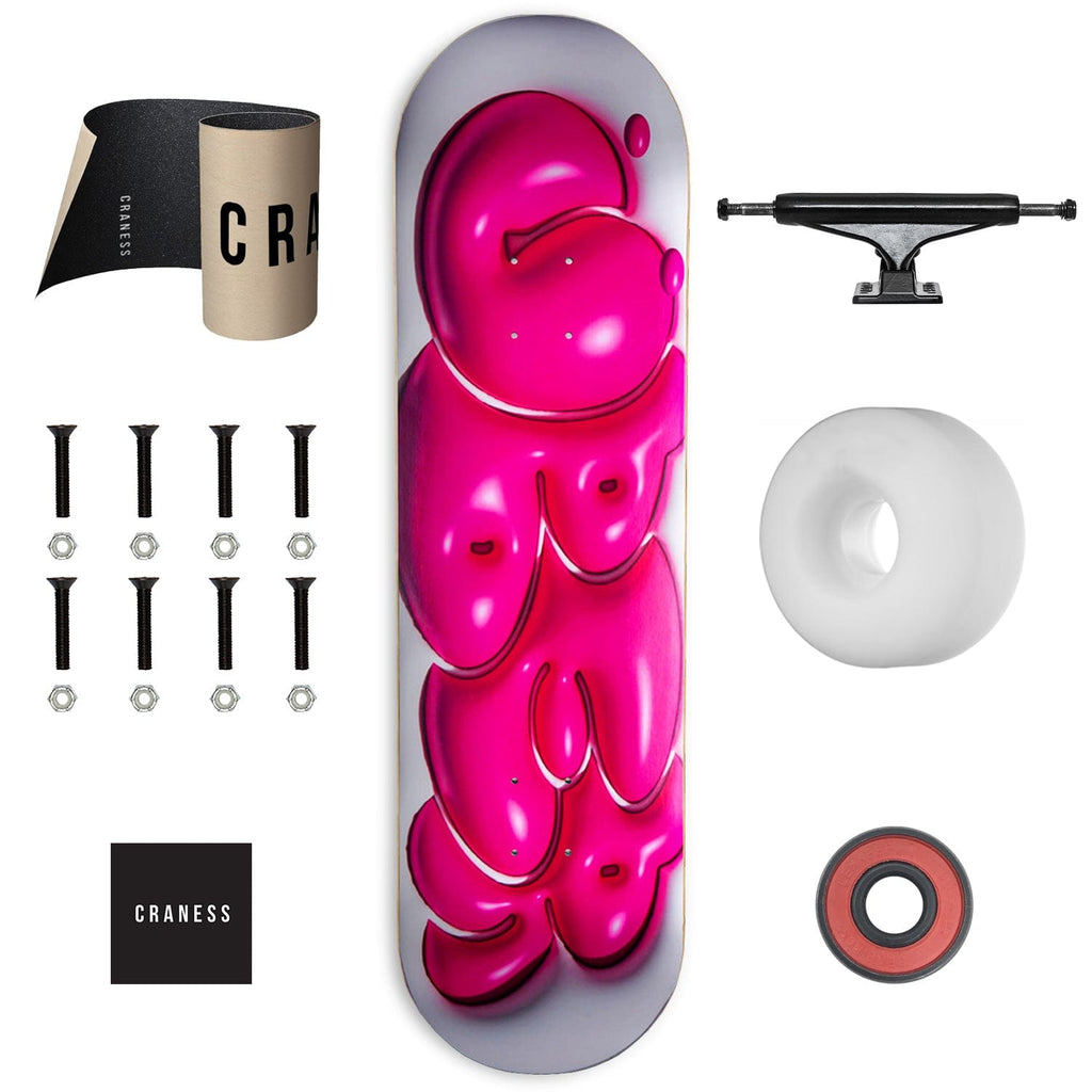 Skate Komplet Am ÜBER Throw Up Černé - skateshop Craness