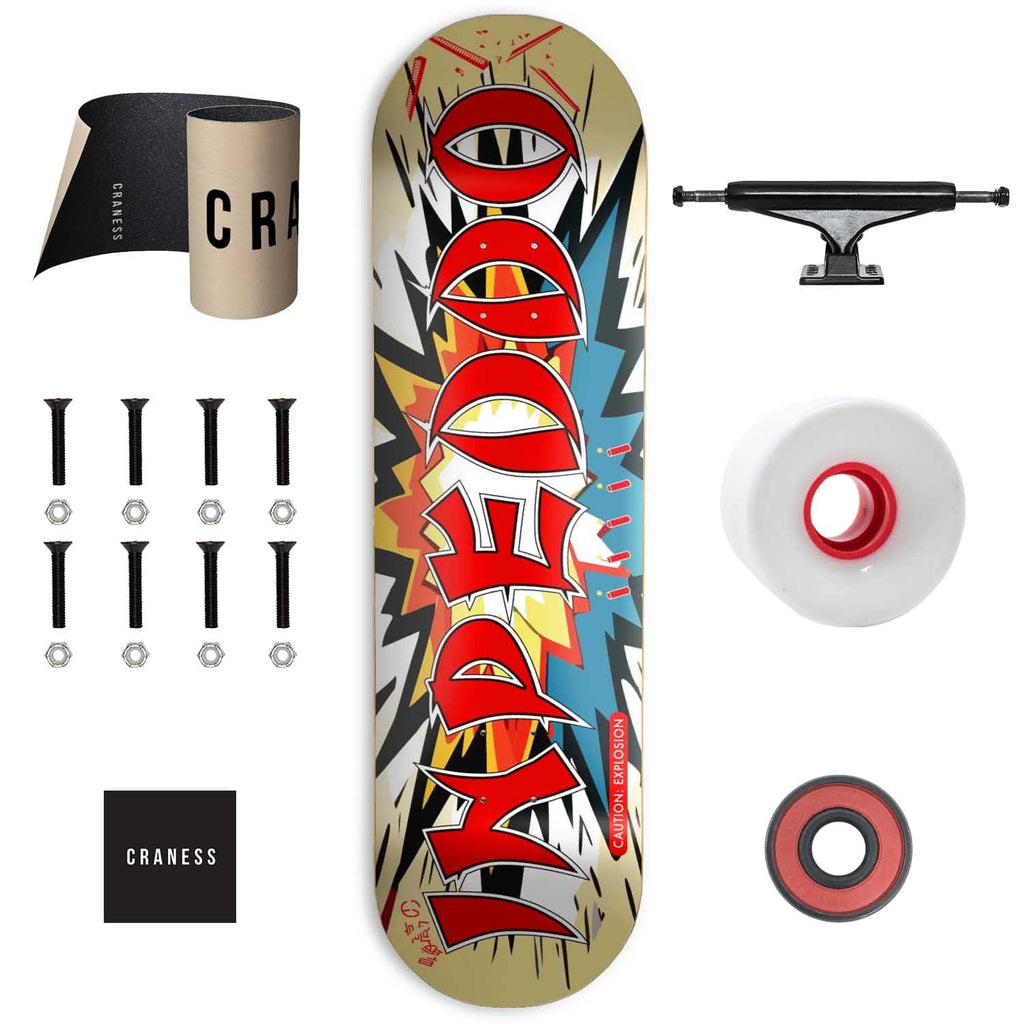 Skate Komplet Cruiser Inpeddo Explosion Černé - skateshop Craness