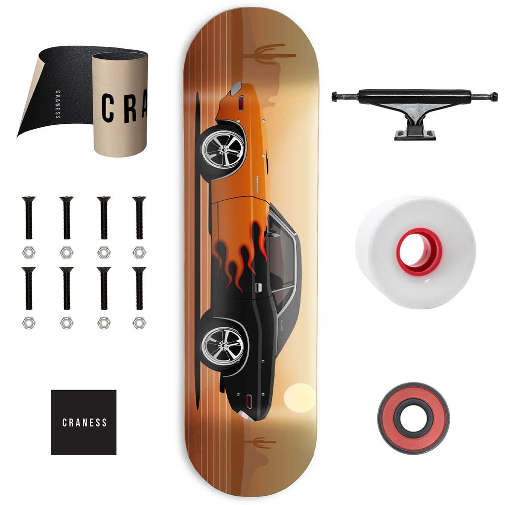 Skate Komplet Cruiser Inpeddo Muscle Cars Sedona Černé - skateshop Craness