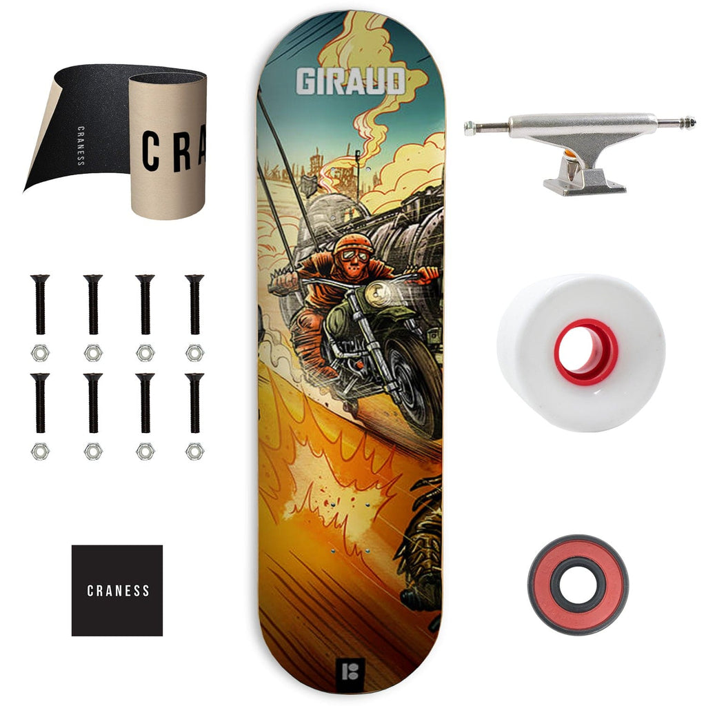 Skate Komplet Cruiser Plan B Mad Max Giraud Stříbrné - skateshop Craness