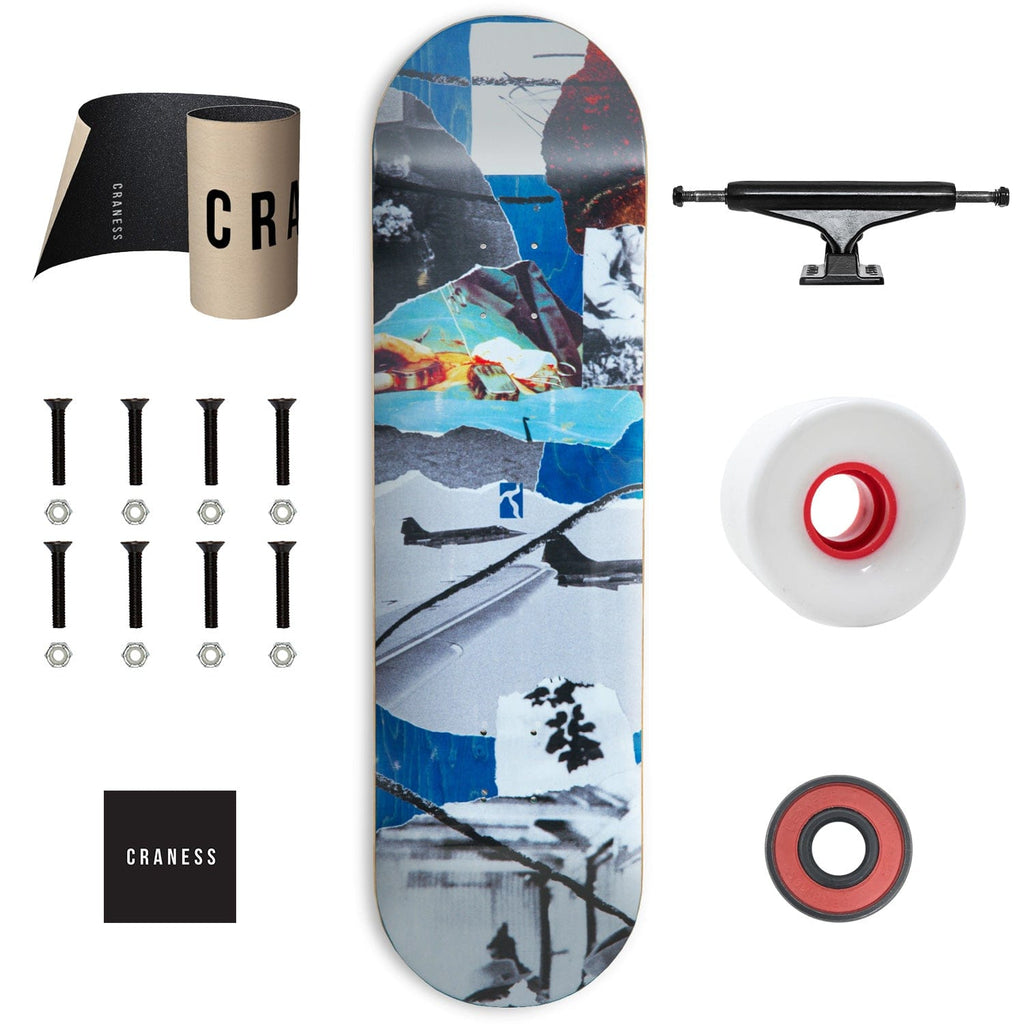 Skate Komplet Cruiser Poetic Blue Jet Černé - skateshop Craness