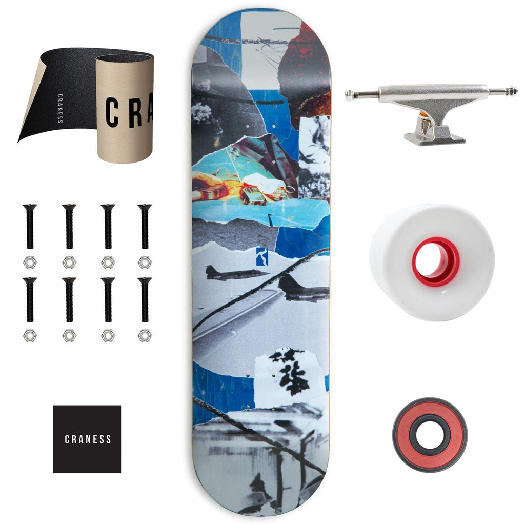 Skate Komplet Cruiser Poetic Blue Jet Stříbrné - skateshop Craness