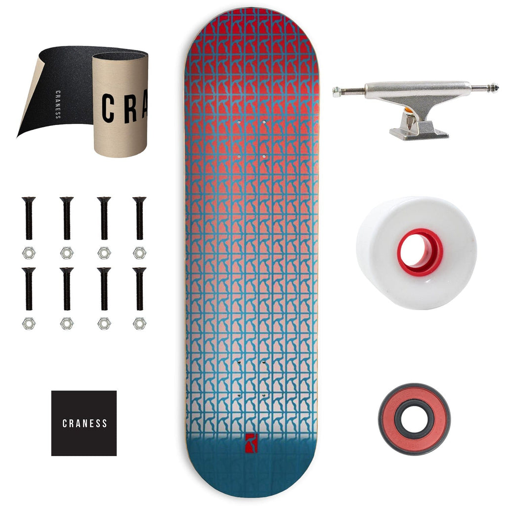 Skate Komplet Cruiser Poetic Gradient Repeat Stříbrné - skateshop Craness