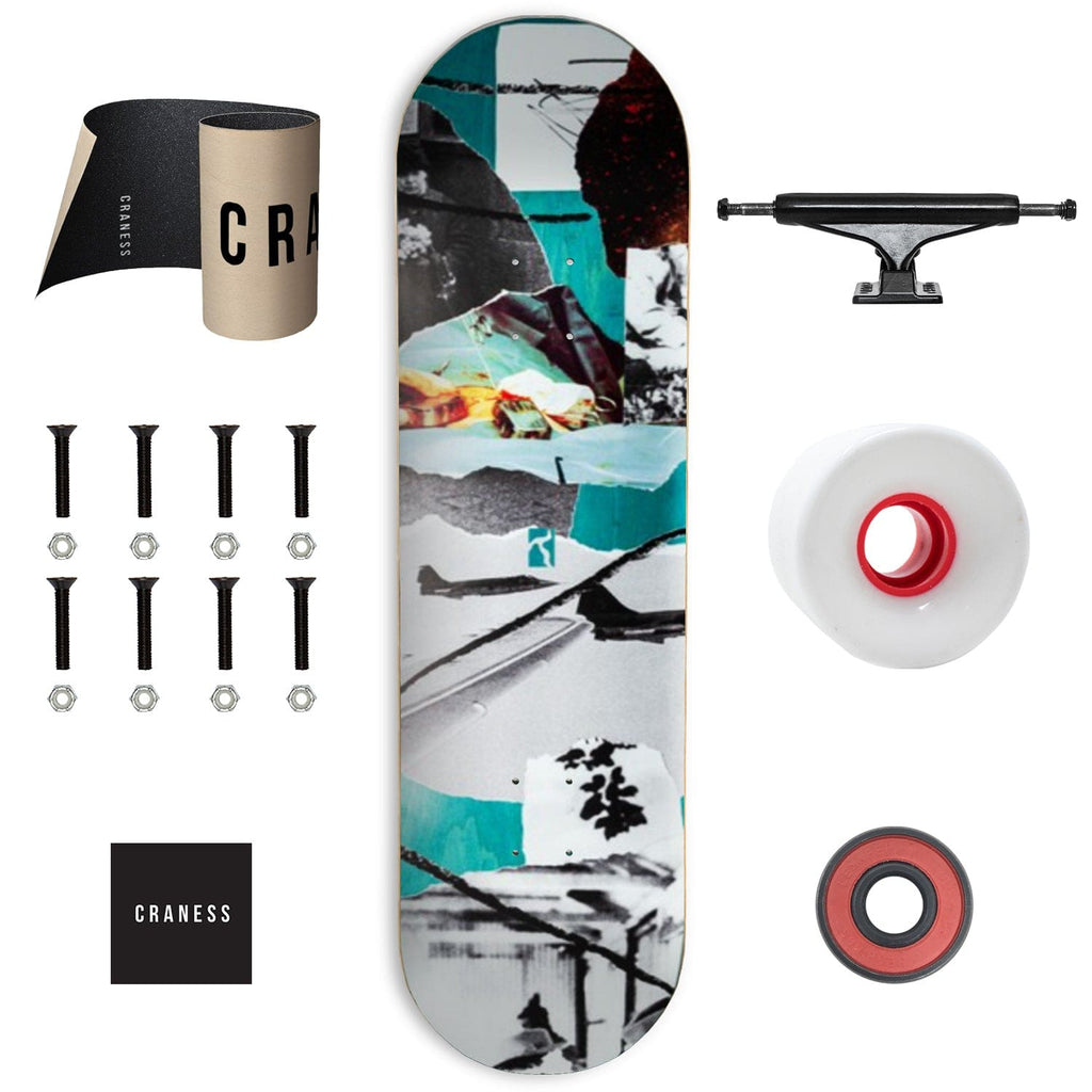 Skate Komplet Cruiser Poetic Green Jet Černé - skateshop Craness