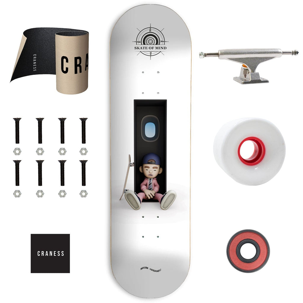 Skate Komplet Cruiser Skate of Mind F Max Stříbrné - skateshop Craness