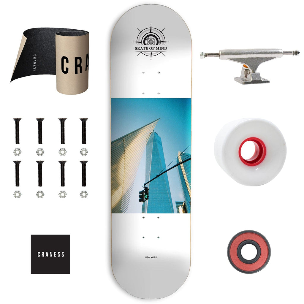 Skate Komplet Cruiser Skate of Mind New York Stříbrné - skateshop Craness