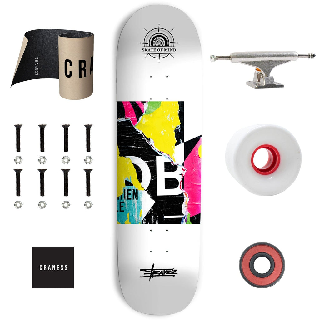 Skate Komplet Cruiser Skate of Mind Strauzz / Special Stříbrné - skateshop Craness