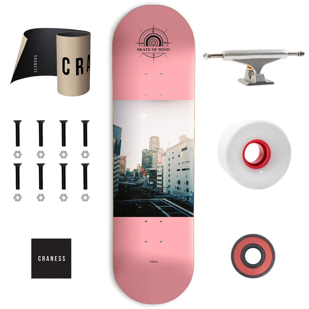 Skate Komplet Cruiser Skate of Mind Tokyo Stříbrné - skateshop Craness