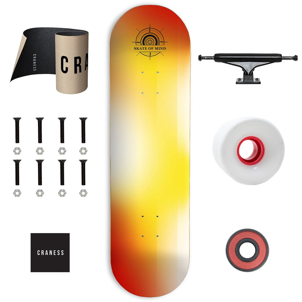 Skate Komplet Cruiser Skate of Mind Yellow Red Černé - skateshop Craness