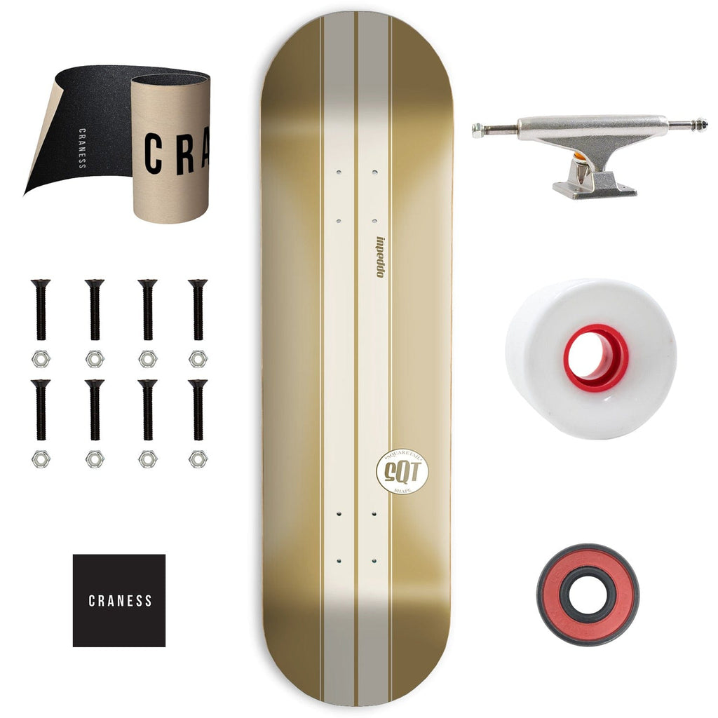 Skate Komplet Cruiser ÜBER Grand T Cream Stříbrné - skateshop Craness