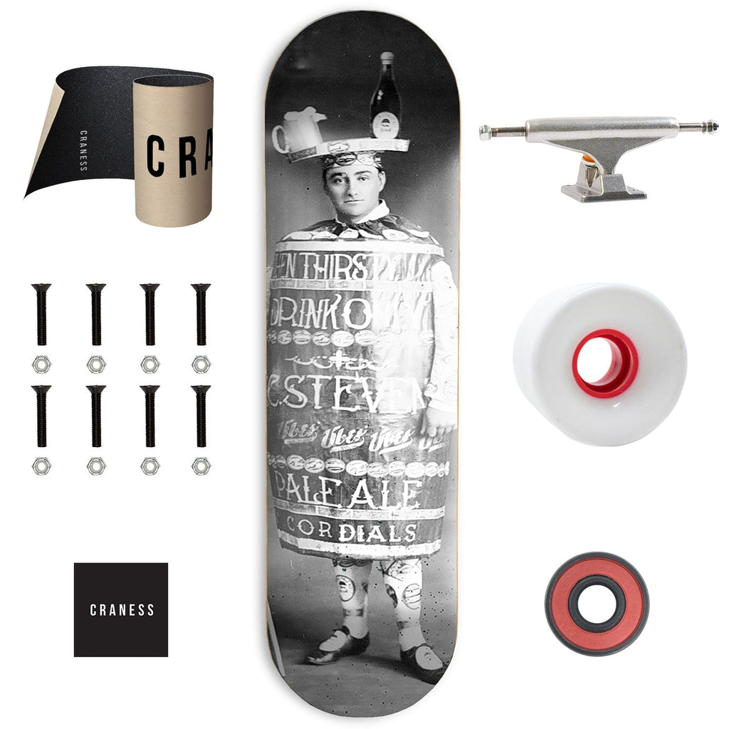 Skate Komplet Cruiser ÜBER Kegman Stříbrné - skateshop Craness