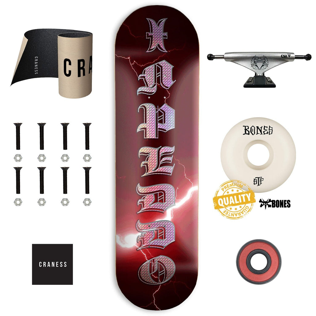 Skate Komplet Pro Inpeddo Bolt Red - skateshop Craness
