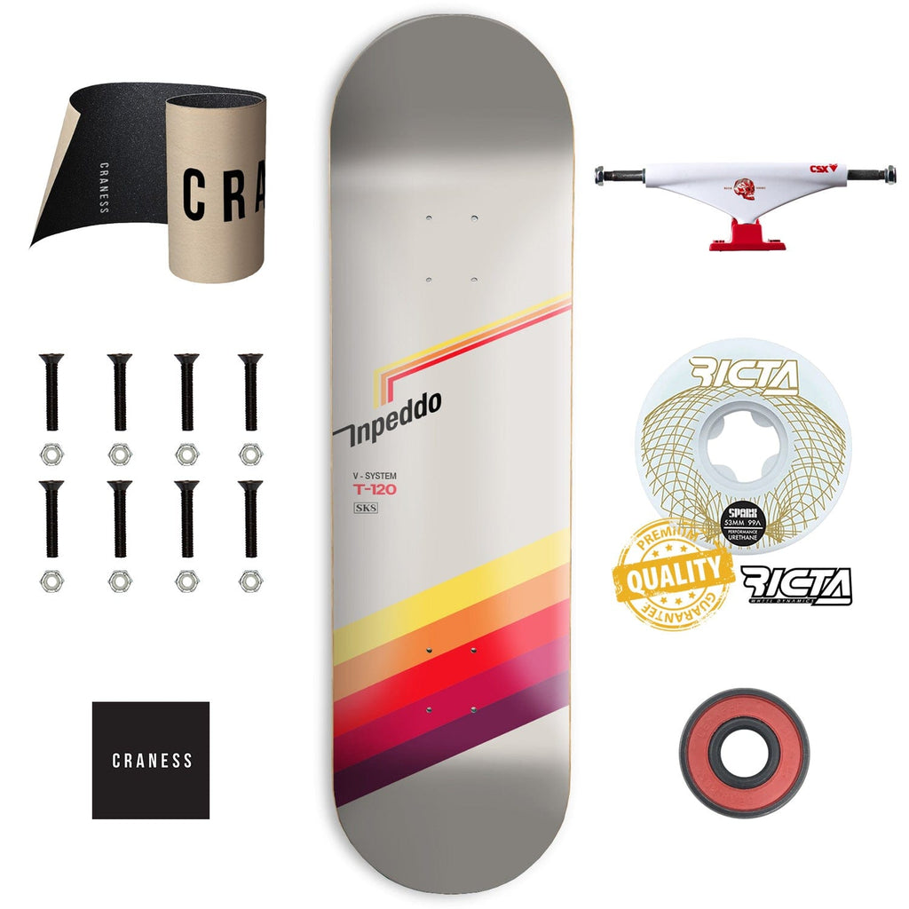 Skate Komplet Pro Inpeddo VHS Beige - skateshop Craness