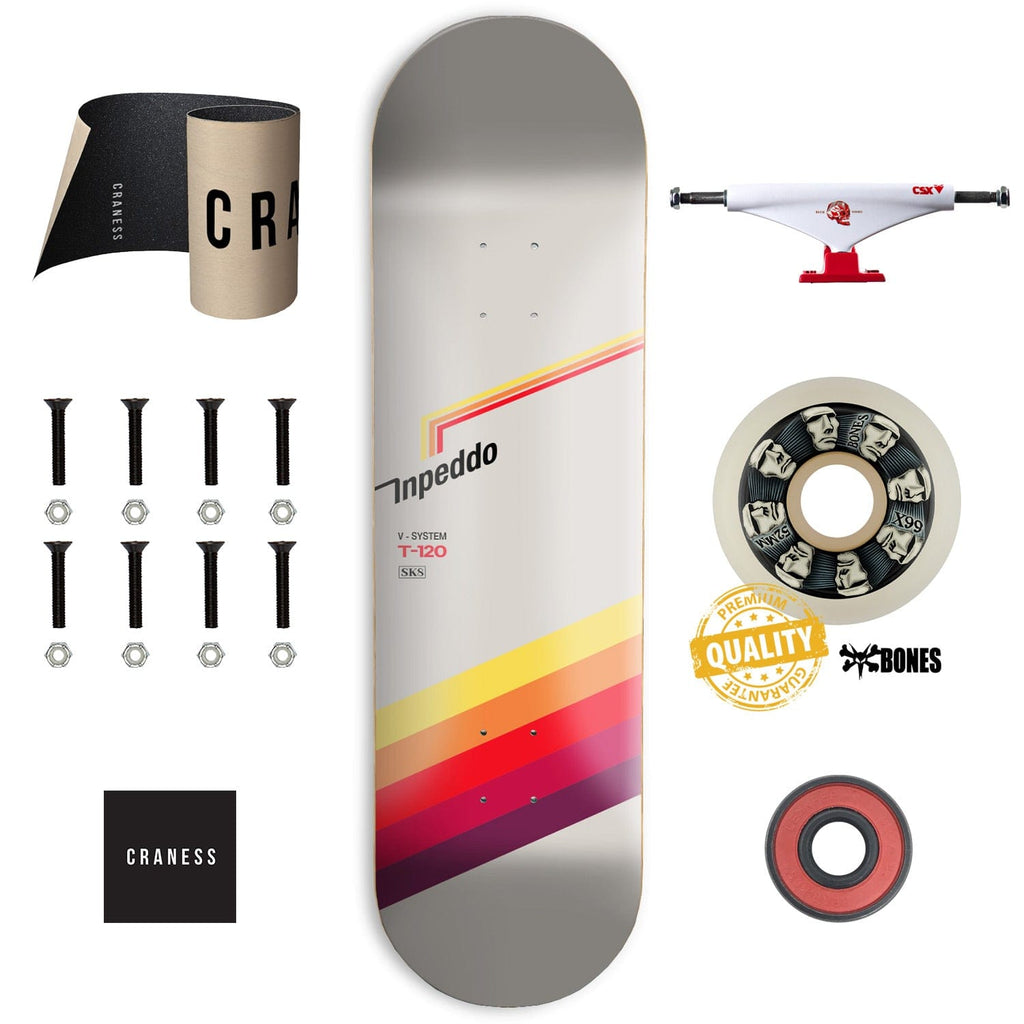 Skate Komplet Pro Inpeddo VHS Beige - skateshop Craness