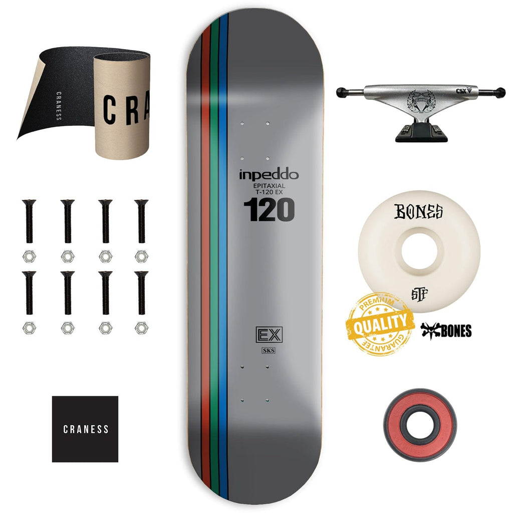Skate Komplet Pro Inpeddo VHS Silver - skateshop Craness
