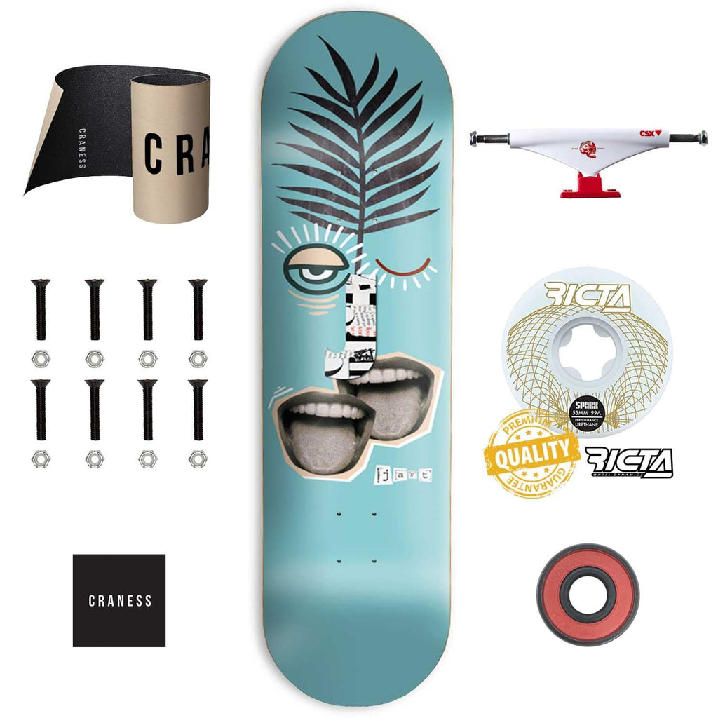 Skate Komplet Pro Jart Collage Blue - skateshop Craness