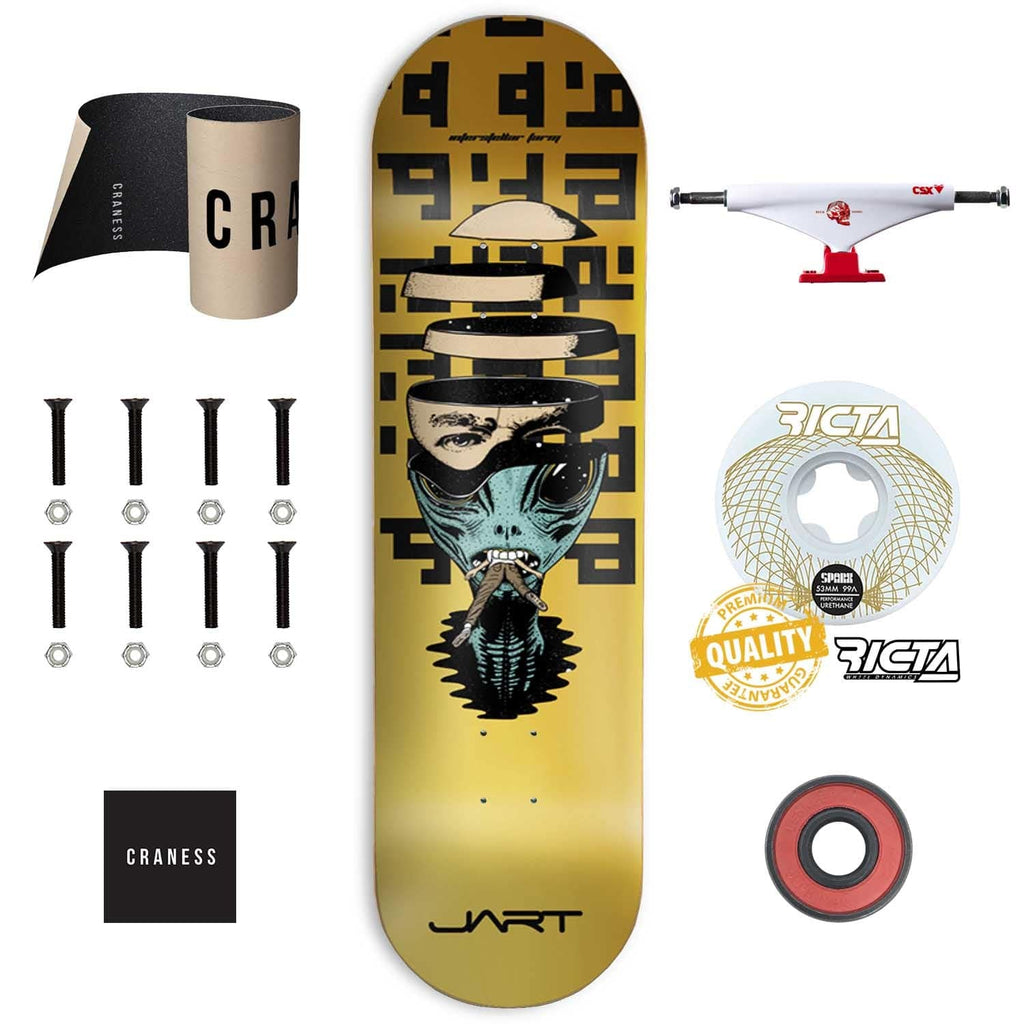 Skate Komplet Pro Jart Conspiracy Yellow - skateshop Craness