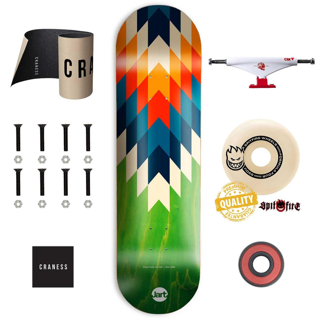 Skate Komplet Pro Jart Native Green - skateshop Craness