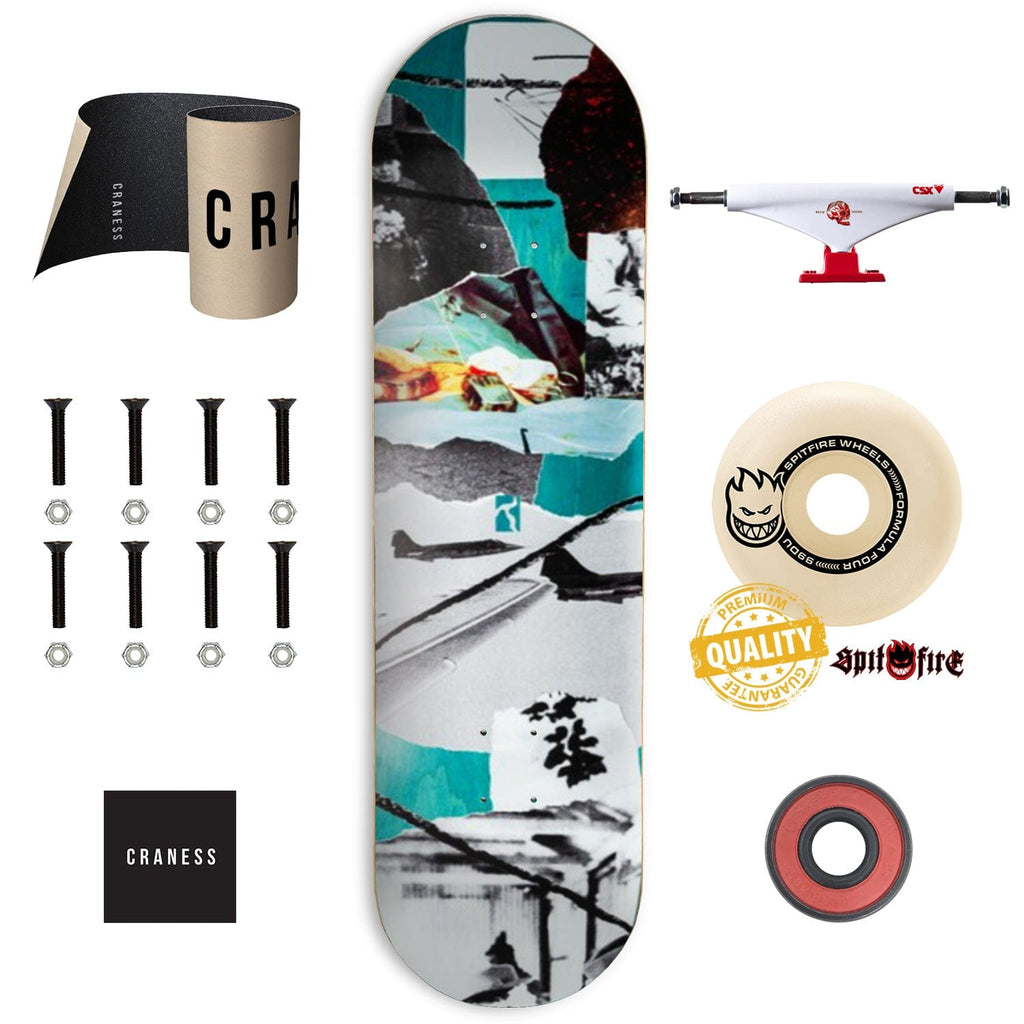 Skate Komplet Pro Poetic Collective Green Jet - skateshop Craness