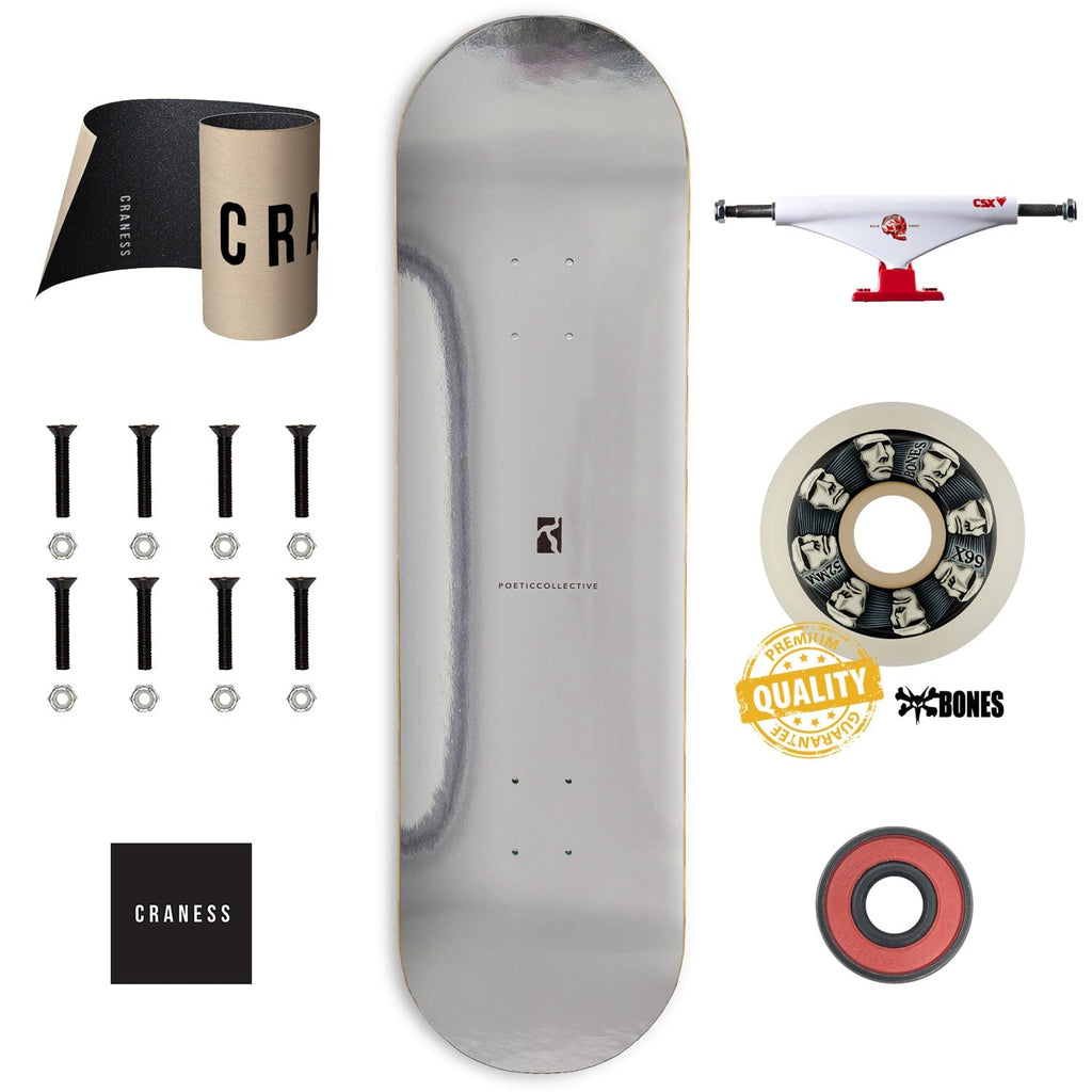 Skate Komplet Pro Skate of Mind Silver - skateshop Craness