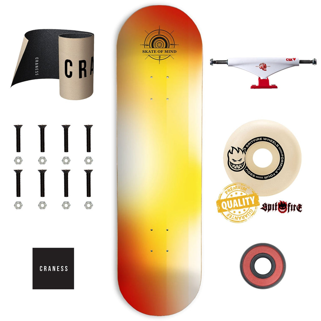 Skate Komplet Pro Skate of Mind Yellow Red - skateshop Craness