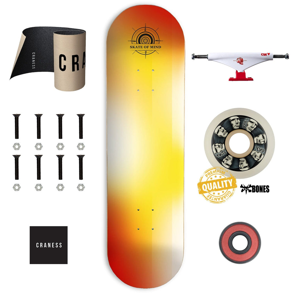 Skate Komplet Pro Skate of Mind Yellow Red - skateshop Craness