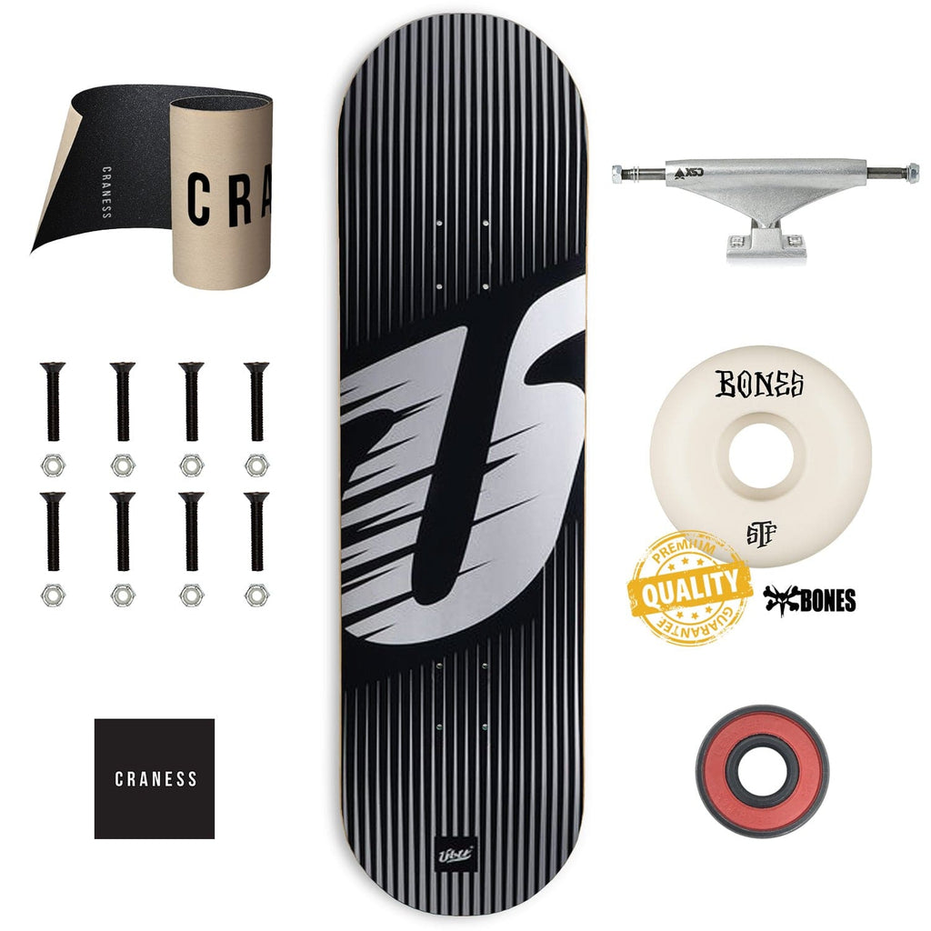 Skate Komplet Pro ÜBER Big Ü Black - skateshop Craness