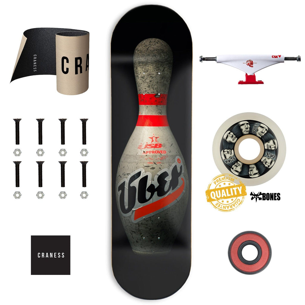 Skate Komplet Pro ÜBER Bowling Pin - skateshop Craness