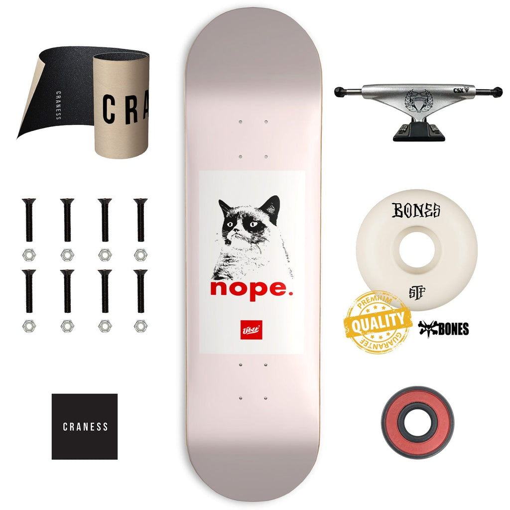 Skate Komplet Pro ÜBER Grumpy Cat Pink - skateshop Craness