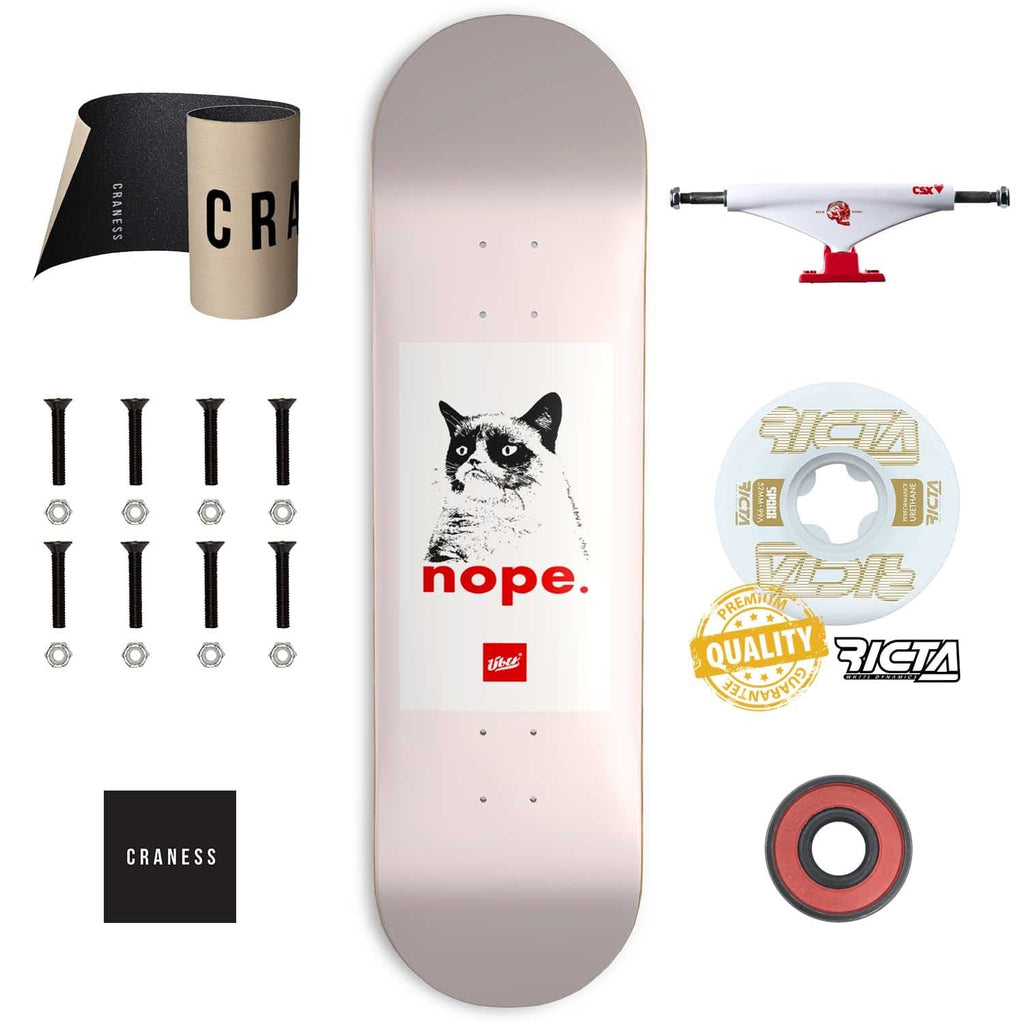 Skate Komplet Pro ÜBER Grumpy Cat Pink - skateshop Craness