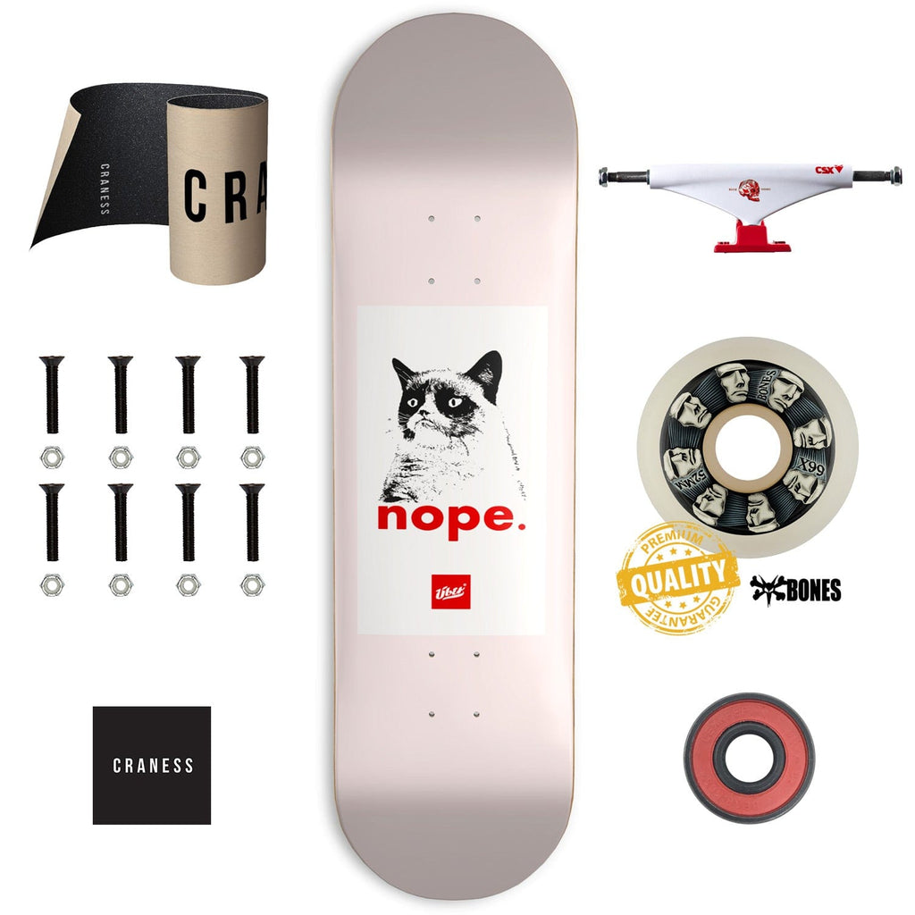 Skate Komplet Pro ÜBER Grumpy Cat Pink - skateshop Craness