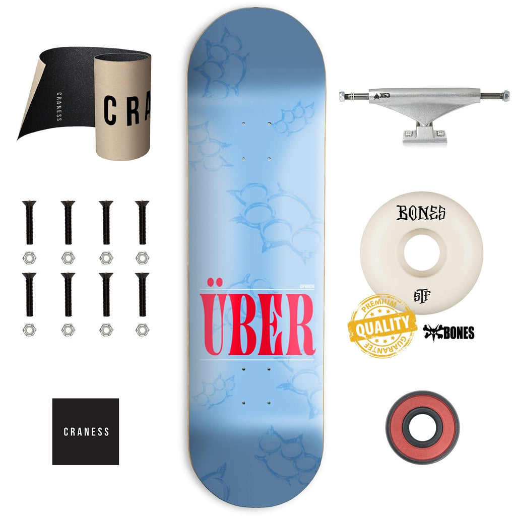 Skate Komplet Pro ÜBER One Option Blue - skateshop Craness