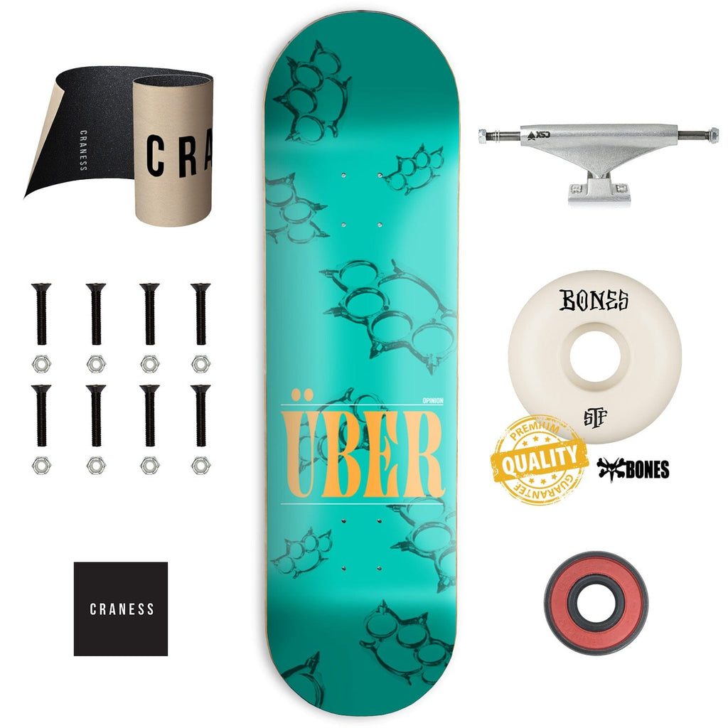 Skate Komplet Pro ÜBER One Option Green - skateshop Craness