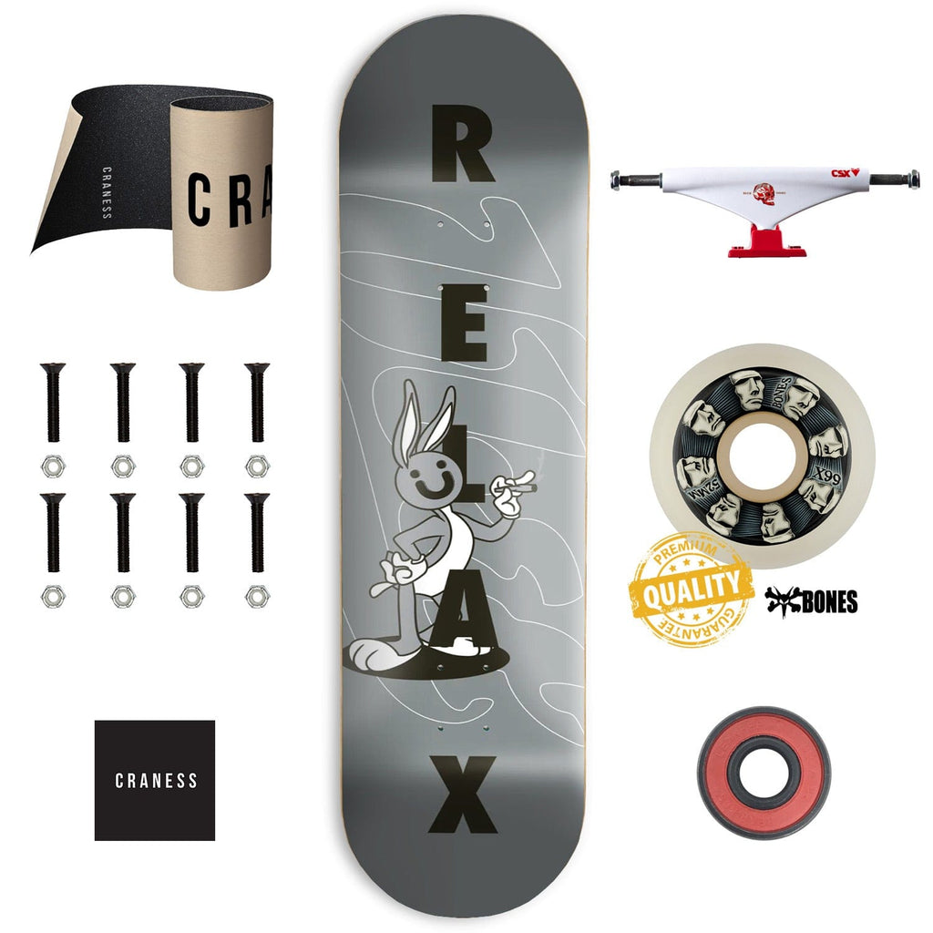 Skate Komplet Pro ÜBER Relax Black - skateshop Craness