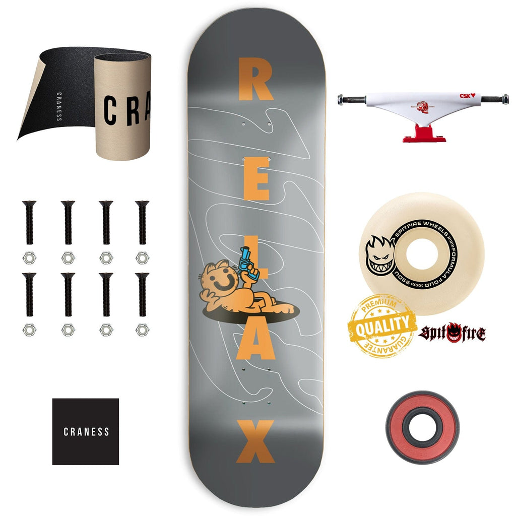 Skate Komplet Pro ÜBER Relax Orange - skateshop Craness