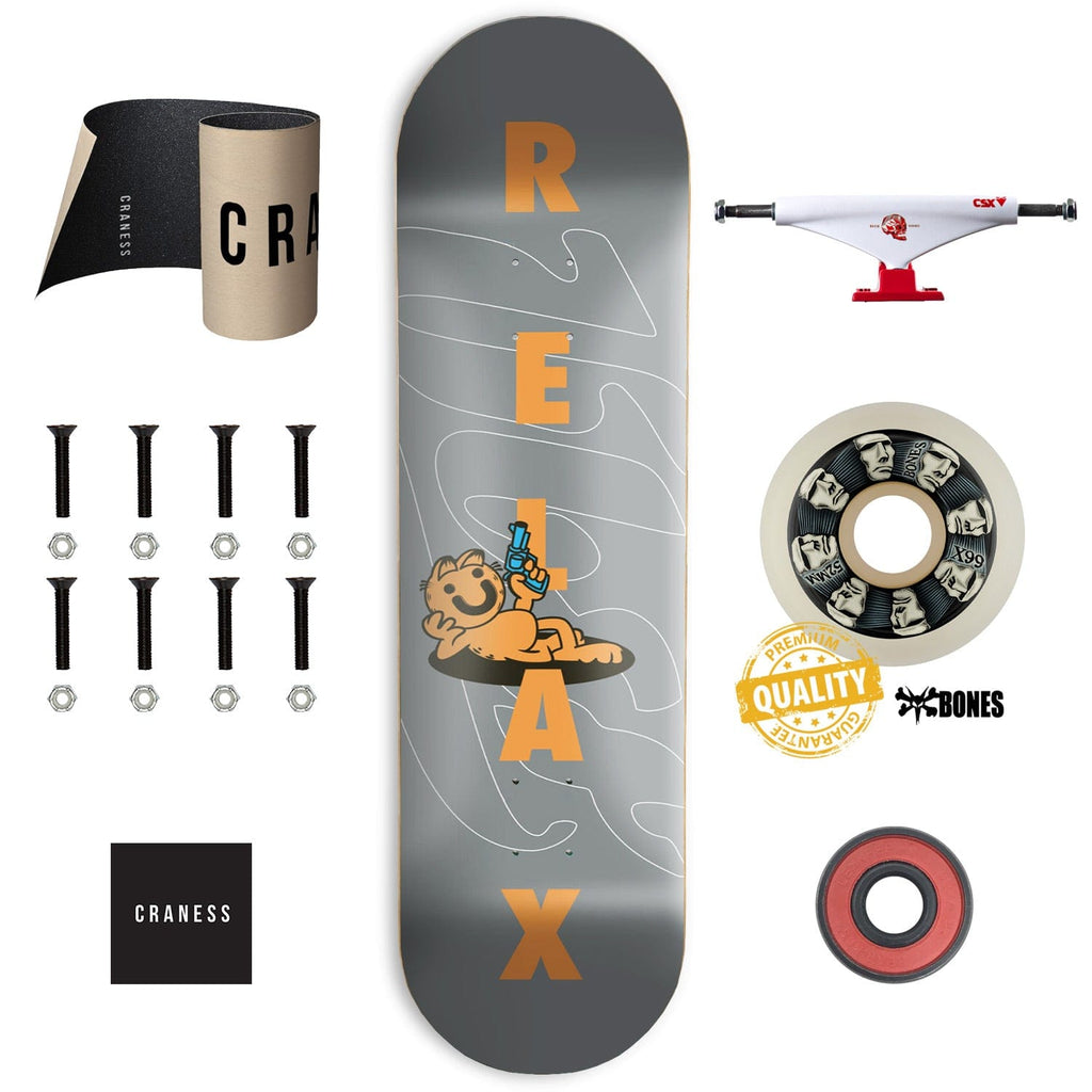 Skate Komplet Pro ÜBER Relax Orange - skateshop Craness