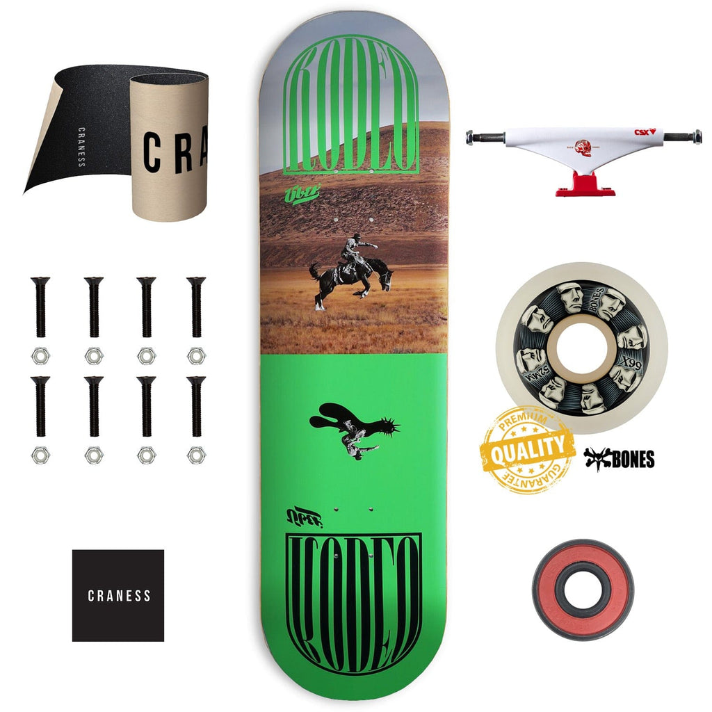 Skate Komplet Pro ÜBER Rodeo Green - skateshop Craness