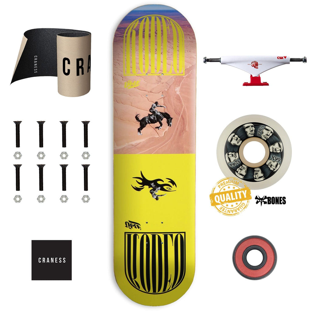 Skate Komplet Pro ÜBER Rodeo Yellow - skateshop Craness