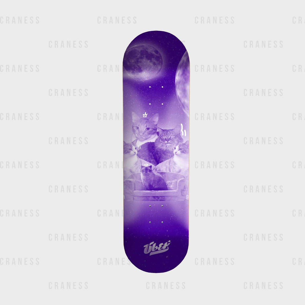 ÜBER skate deska Catverse Purple - skateshop Craness