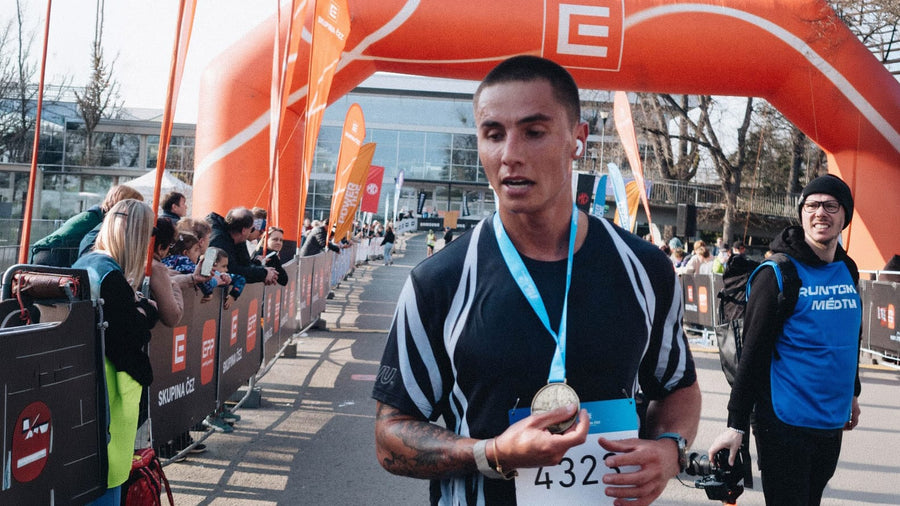 David Luu na ČEZ RunTour Olomouc