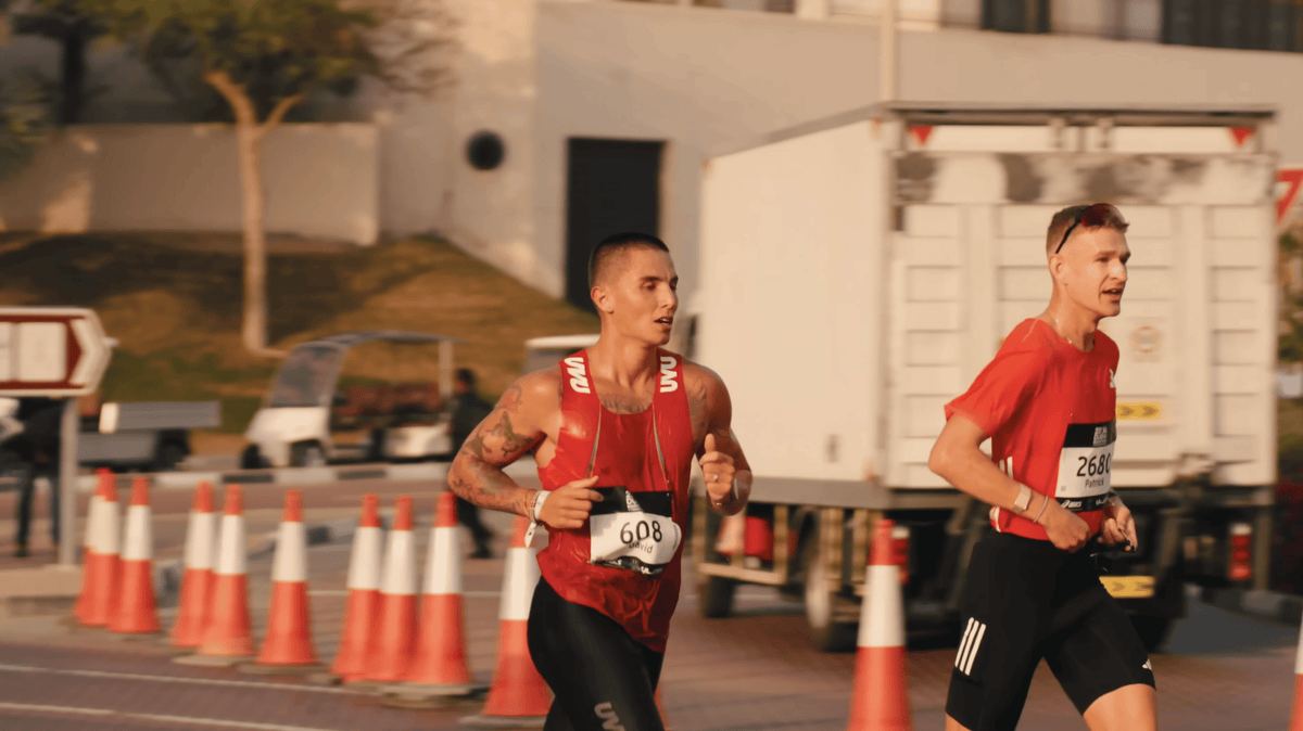 David Luu na Dubai Marathon 2026