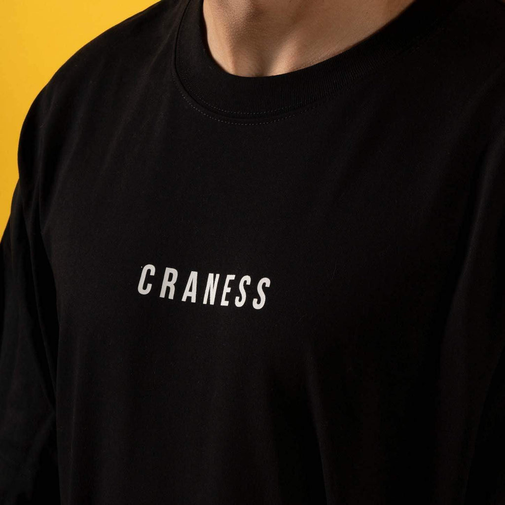 Crewneck černý Craness "LOGO" - skateshop Craness