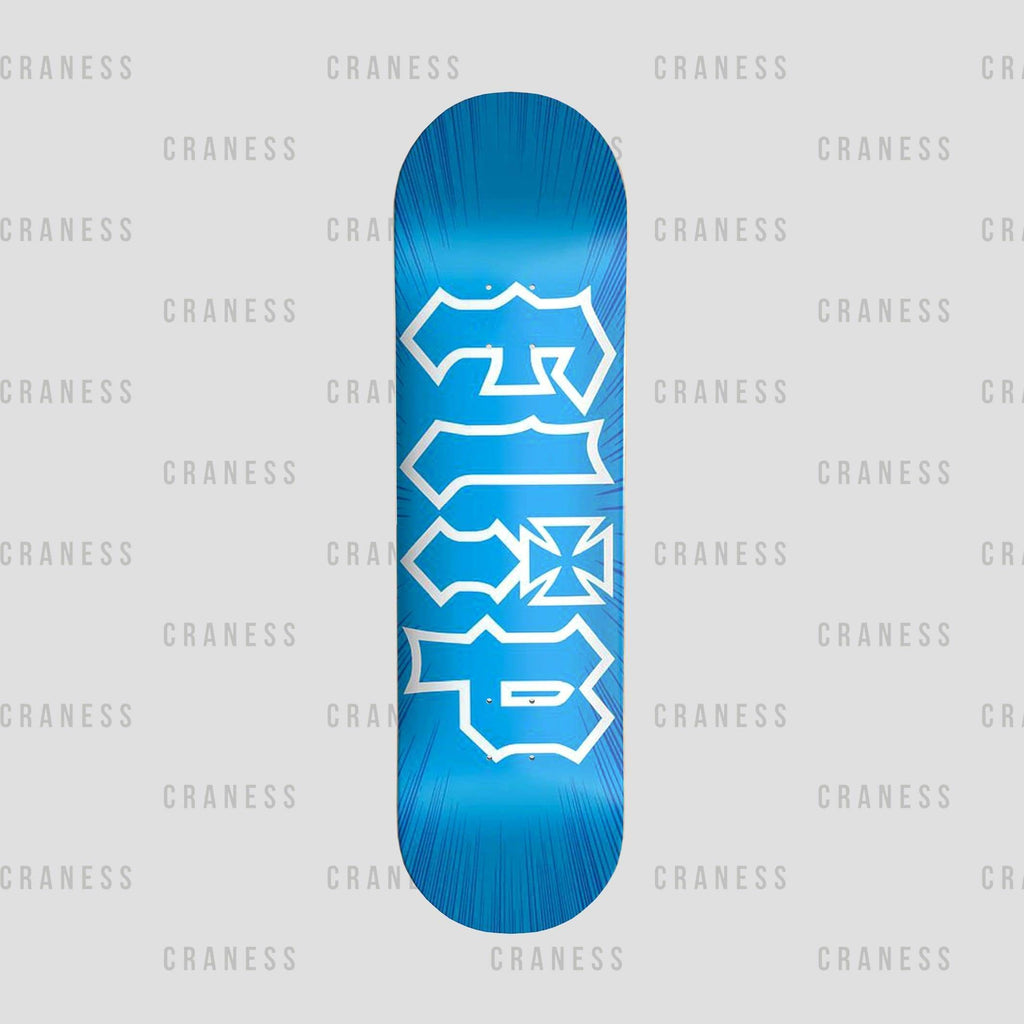 Flip skate deska HKD Burst Blue 8.125 - skateshop Craness