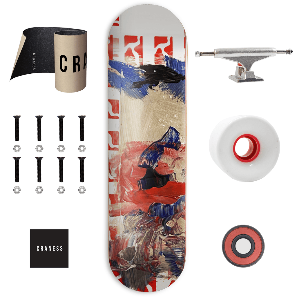 Skate Komplet Cruiser Poetic Collective Maximalist Red - skateshop Craness